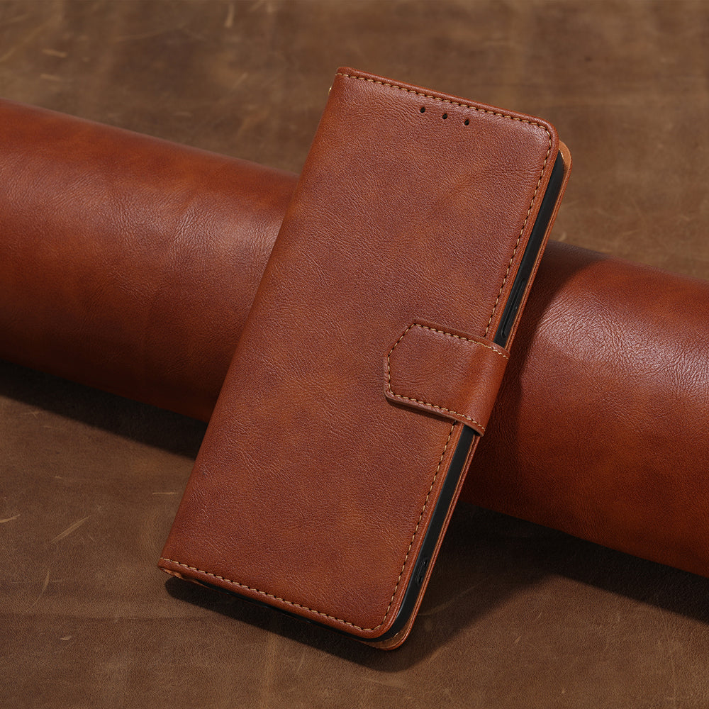 For Huawei Enjoy 60 Pro / Nova 11i / Maimang 20 Leather Shell Cowhide Texture Wallet RFID Blocking Phone Stand Cover