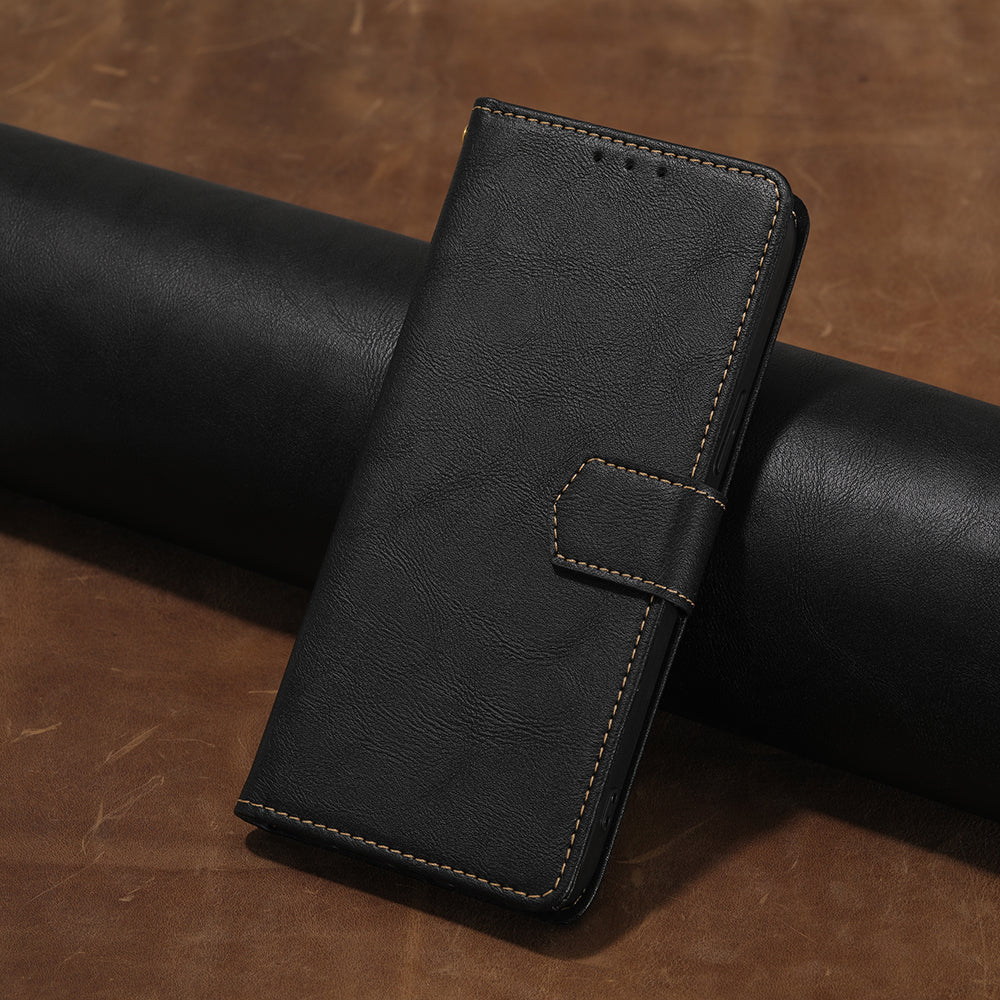 For Huawei Enjoy 60 Pro / Nova 11i / Maimang 20 Leather Shell Cowhide Texture Wallet RFID Blocking Phone Stand Cover