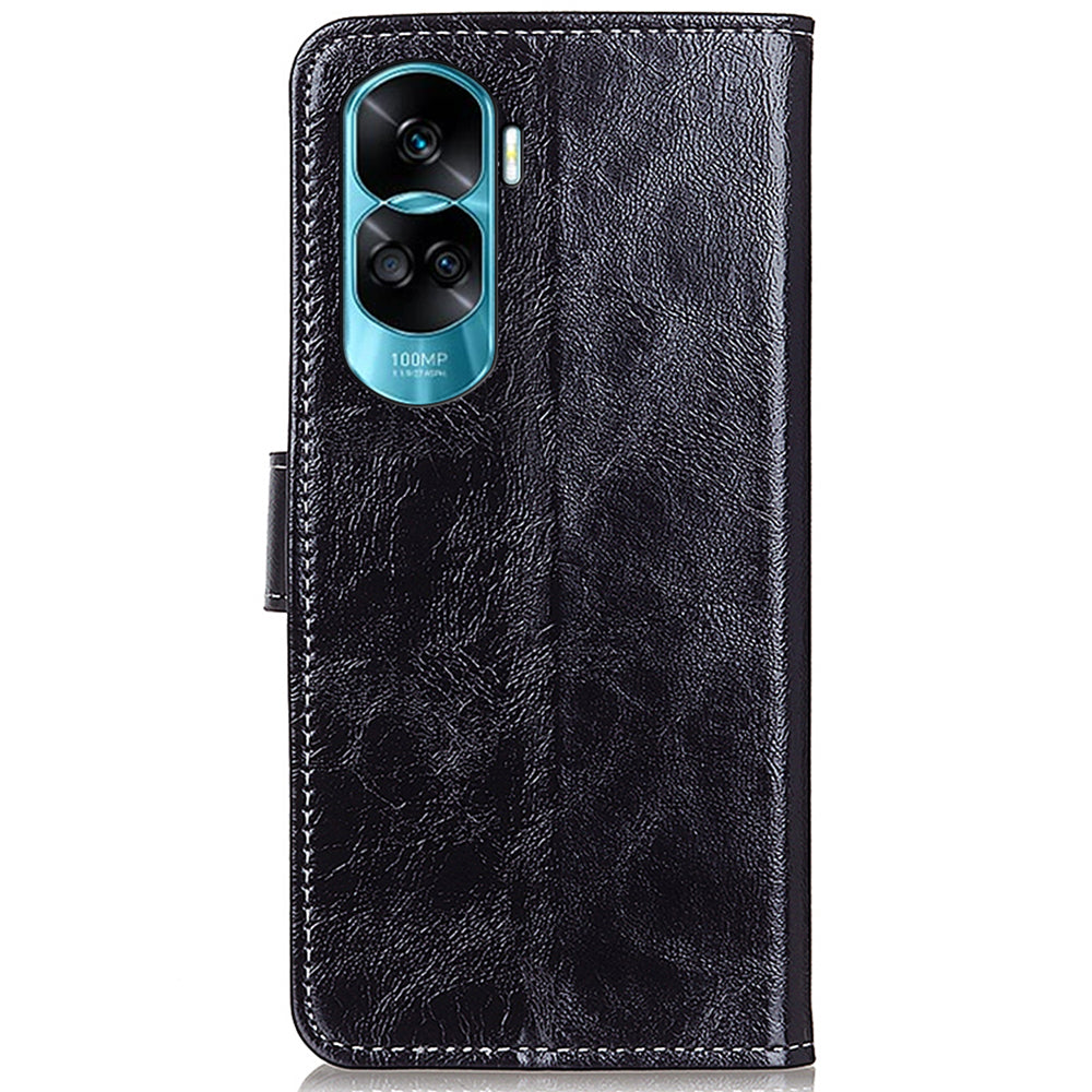 For Honor X50i 5G / 90 Lite 5G Flip Leather Wallet Case Retro Crazy Horse Texture Stand Phone Cover