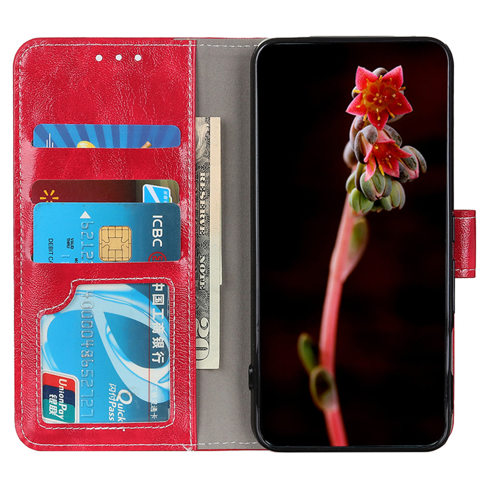 For Honor X50i 5G / 90 Lite 5G Flip Leather Wallet Case Retro Crazy Horse Texture Stand Phone Cover