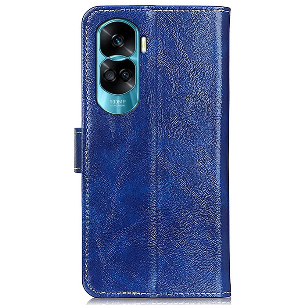 For Honor X50i 5G / 90 Lite 5G Flip Leather Wallet Case Retro Crazy Horse Texture Stand Phone Cover
