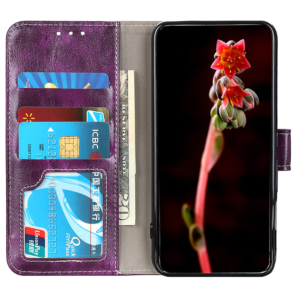 For Honor X50i 5G / 90 Lite 5G Flip Leather Wallet Case Retro Crazy Horse Texture Stand Phone Cover
