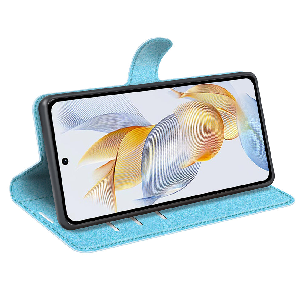 For Honor 90 Wallet Litchi Texture Shell Phone Cover Stand Mobile Phone PU Leather Case