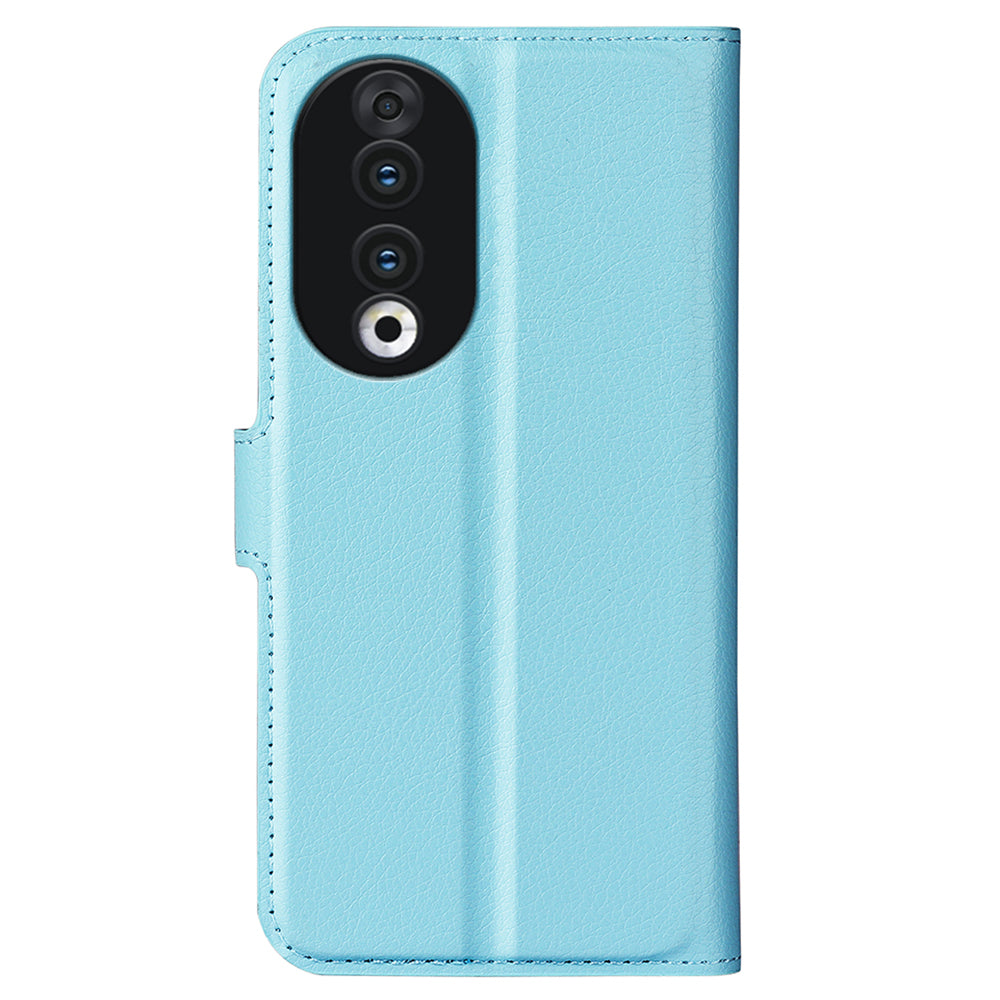 For Honor 90 Wallet Litchi Texture Shell Phone Cover Stand Mobile Phone PU Leather Case