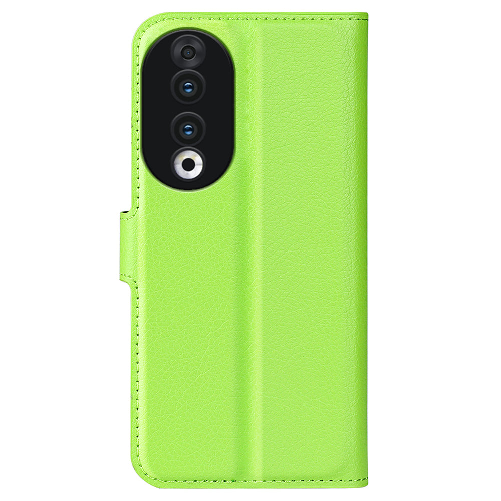For Honor 90 Wallet Litchi Texture Shell Phone Cover Stand Mobile Phone PU Leather Case