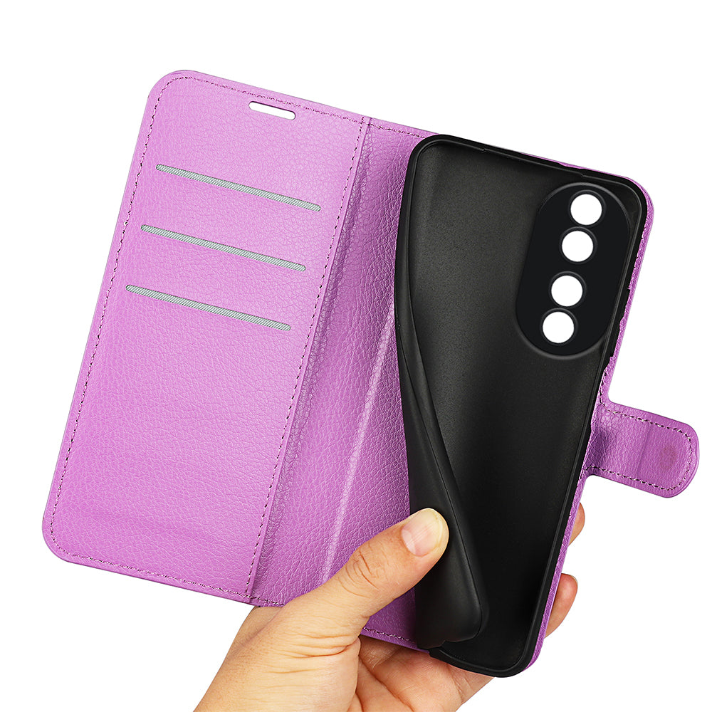 For Honor 90 Wallet Litchi Texture Shell Phone Cover Stand Mobile Phone PU Leather Case