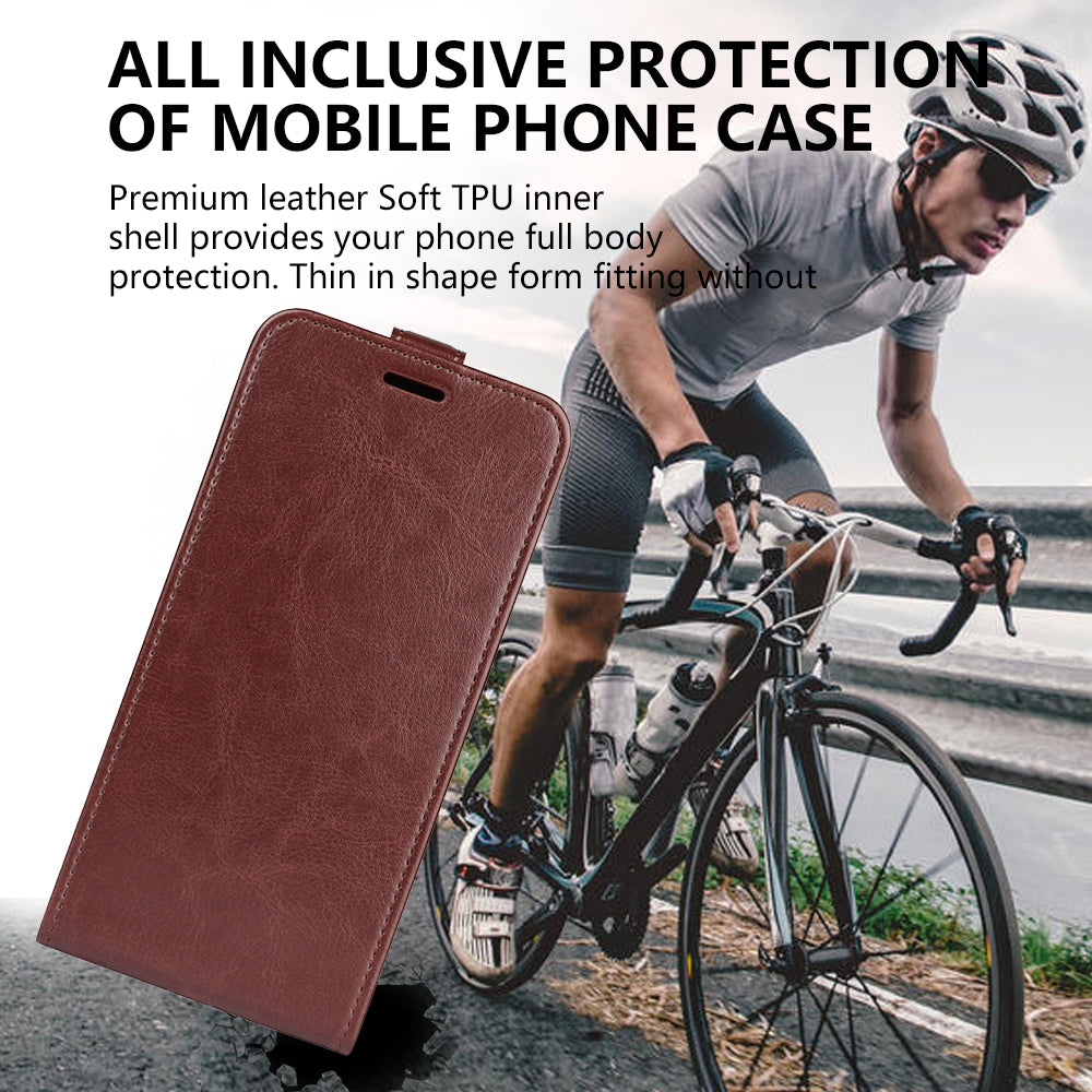 For Honor 90 TPU+PU Leather Phone Shell Vertical Flip Case Mobile Phone Cover with Card Slots