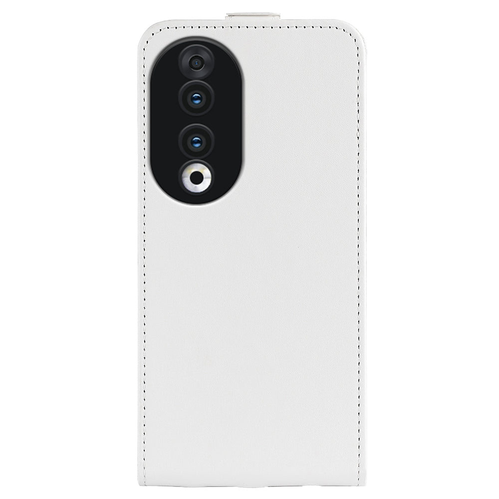 For Honor 90 TPU+PU Leather Phone Shell Vertical Flip Case Mobile Phone Cover with Card Slots