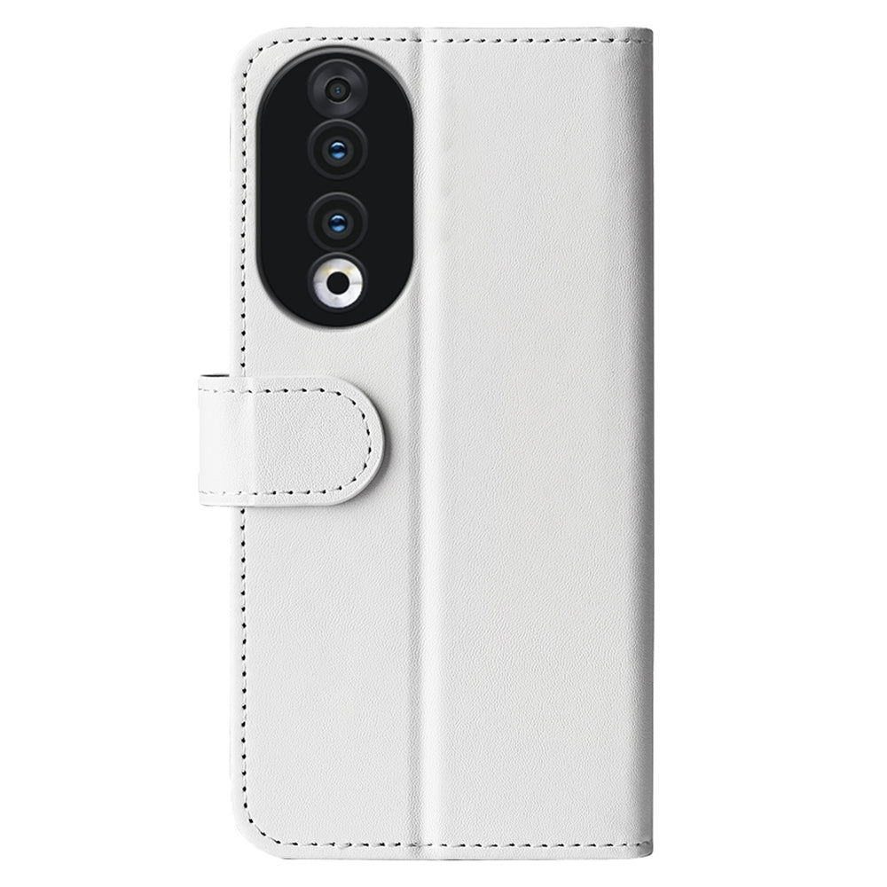For Honor 90 PU Leather Shell Stand Cover Crazy Horse Texture Wallet Flip Phone Case