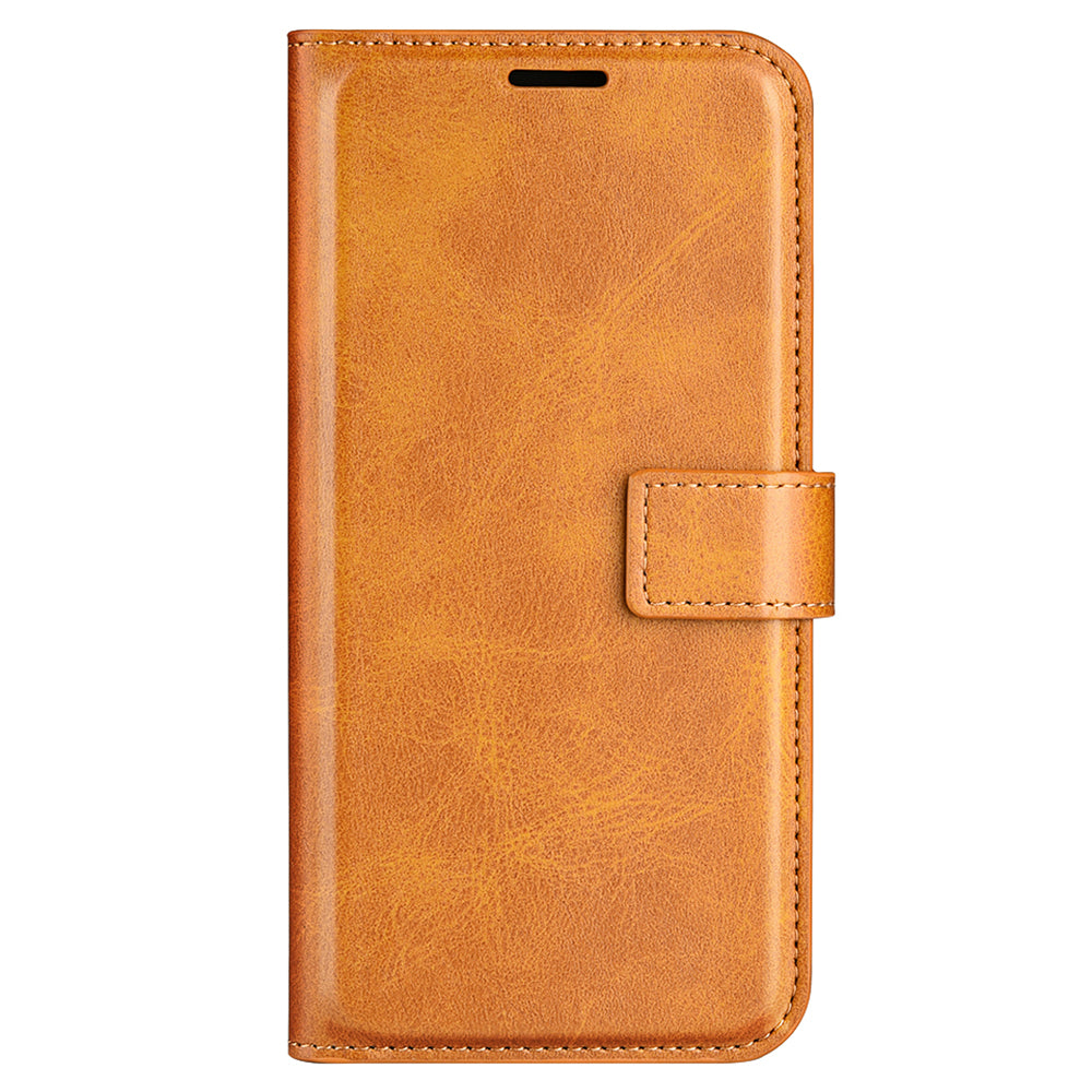 For Honor 90 Phone Shell Calf Texture Leather Cover Stand Wallet Square Magnetic Closure Case