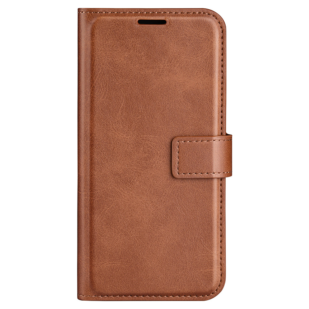 For Honor 90 Phone Shell Calf Texture Leather Cover Stand Wallet Square Magnetic Closure Case