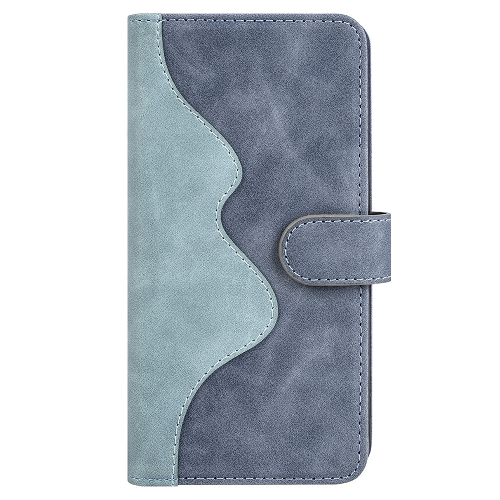 For Honor 90 PU Leather Wallet Phone Cover Dual-color Splicing Stand Cell Phone Case