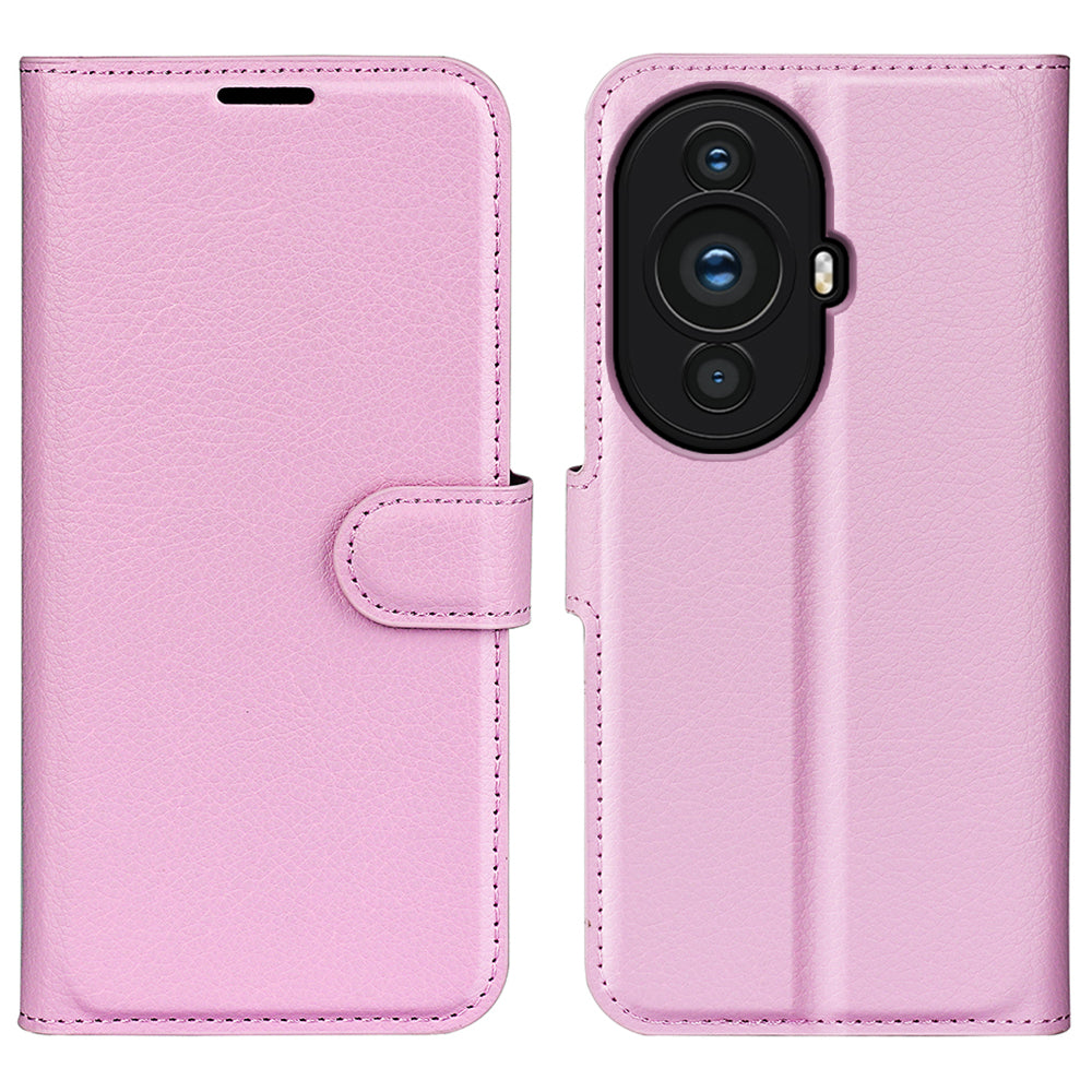 For Huawei nova 11 Wallet Cover Litchi Texture Anti-Scratch Shell Stand Mobile Phone PU Leather Case