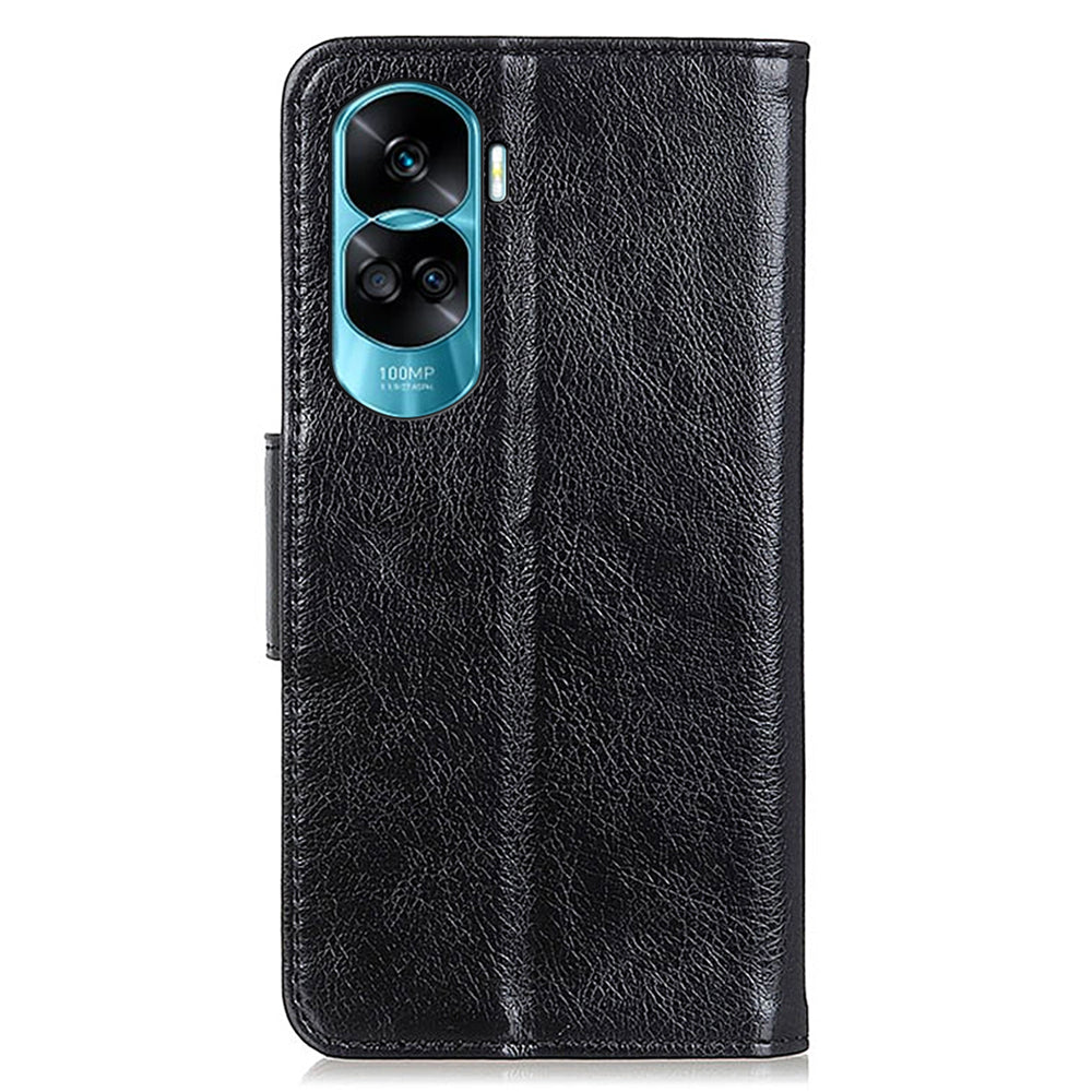 For Honor 90 Lite 5G / X50i 5G Fall Proof Nappa Texture Split Leather Wallet Case Phone Cover with Stand