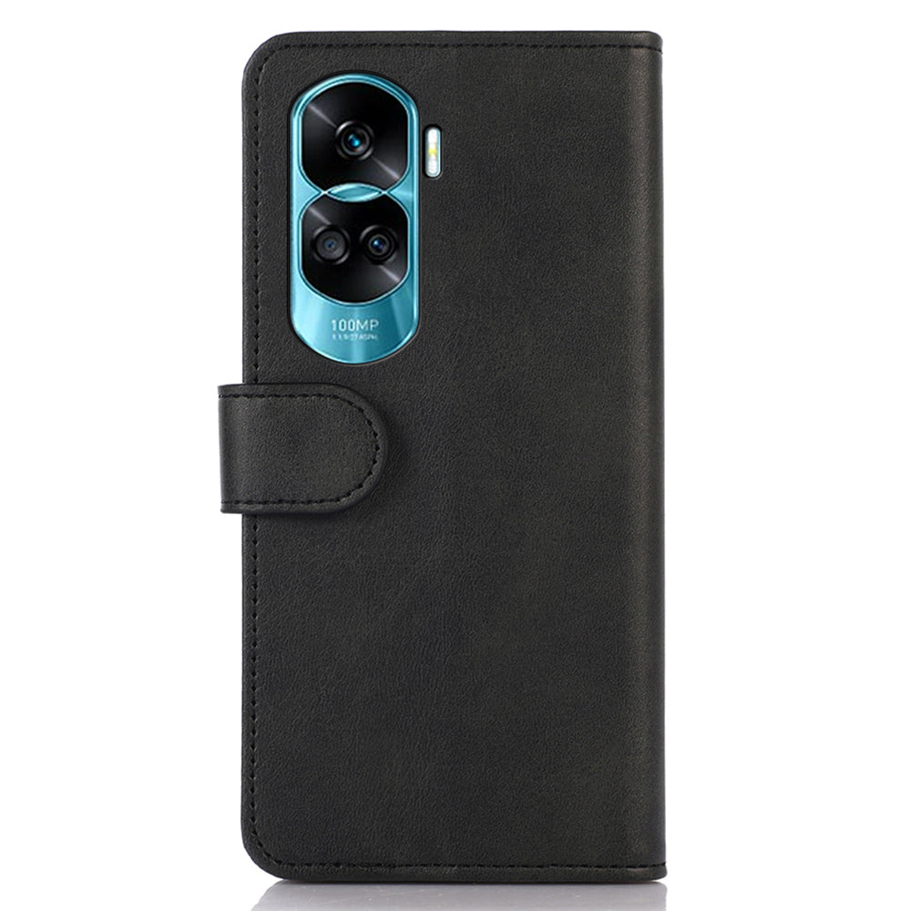 For Honor 90 Lite 5G / X50i 5G Cowhide Texture Phone Wallet Case Phone Stand PU Leather Cover