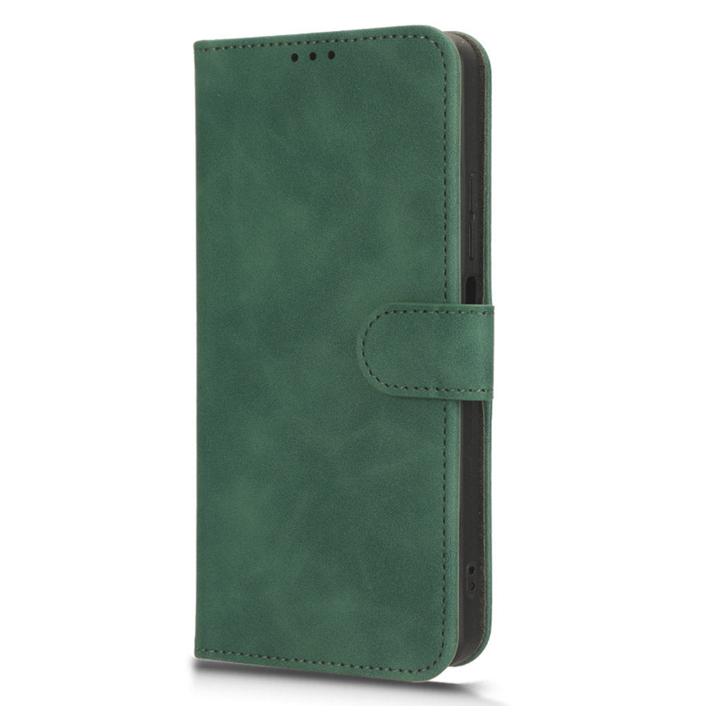 For Infinix Hot 30 TPU + PU Leather Skin-touch Phone Case Wallet Anti-drop Cell Phone Cover
