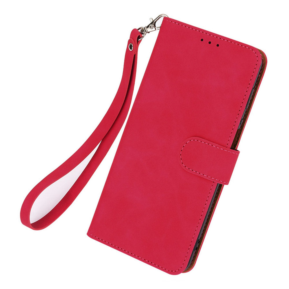 For Infinix Hot 30 TPU + PU Leather Skin-touch Phone Case Wallet Anti-drop Cell Phone Cover