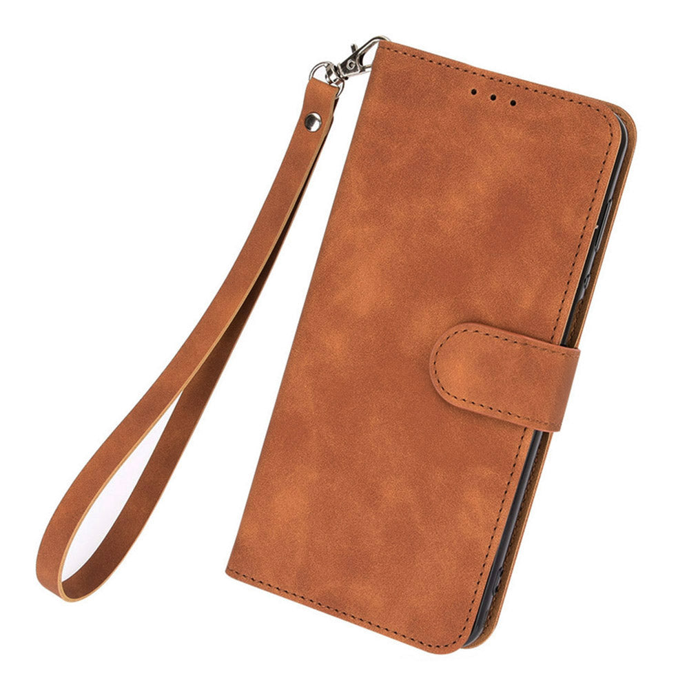 For Infinix Hot 30 TPU + PU Leather Skin-touch Phone Case Wallet Anti-drop Cell Phone Cover
