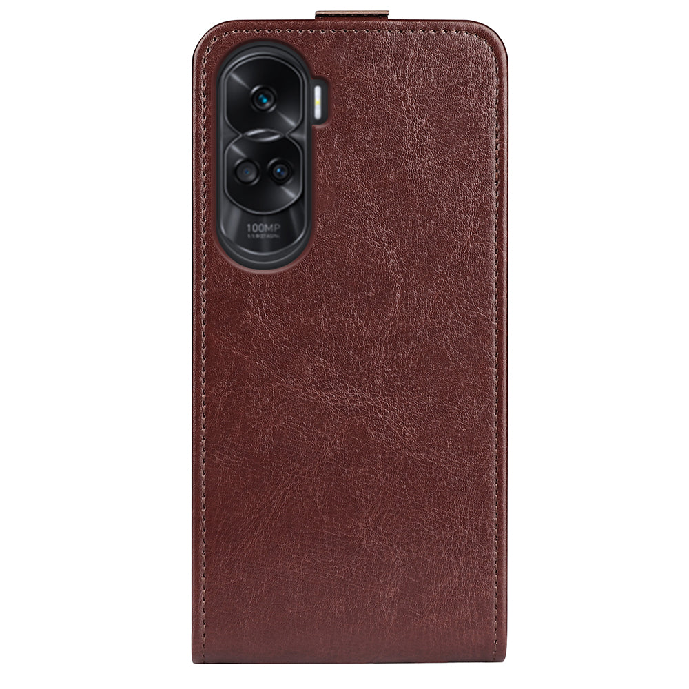 For Honor 90 Lite 5G / X50i 5G PU Leather Phone Case Vertical Flip Protective Phone Cover with Card Slot