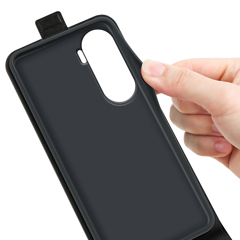 For Honor 90 Lite 5G / X50i 5G PU Leather Phone Case Vertical Flip Protective Phone Cover with Card Slot