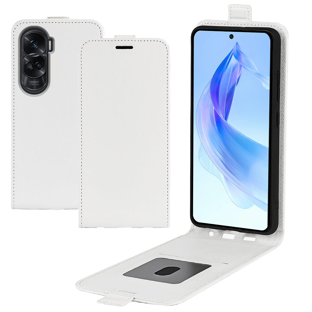 For Honor 90 Lite 5G / X50i 5G PU Leather Phone Case Vertical Flip Protective Phone Cover with Card Slot