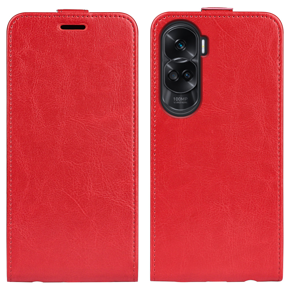 For Honor 90 Lite 5G / X50i 5G PU Leather Phone Case Vertical Flip Protective Phone Cover with Card Slot