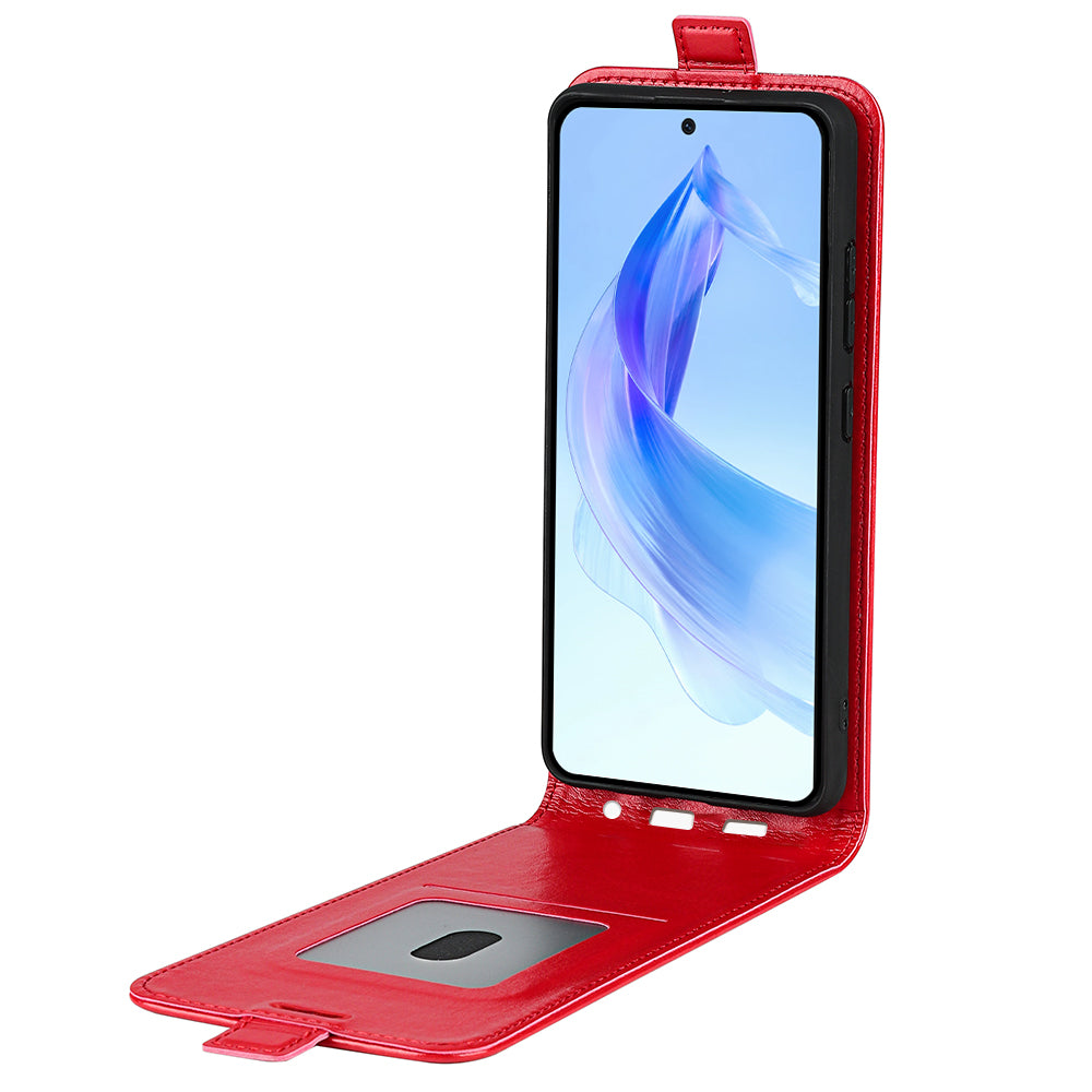 For Honor 90 Lite 5G / X50i 5G PU Leather Phone Case Vertical Flip Protective Phone Cover with Card Slot