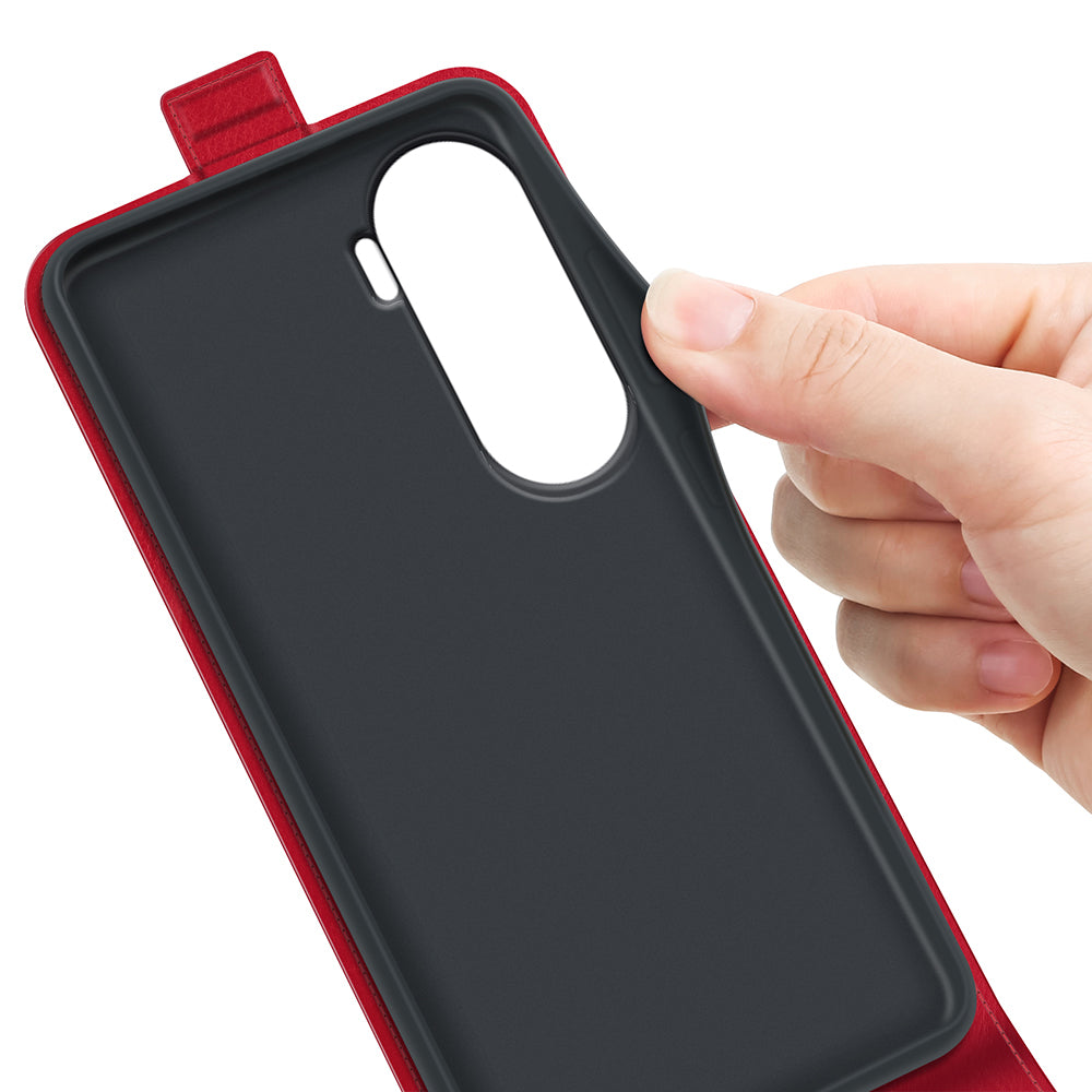 For Honor 90 Lite 5G / X50i 5G PU Leather Phone Case Vertical Flip Protective Phone Cover with Card Slot