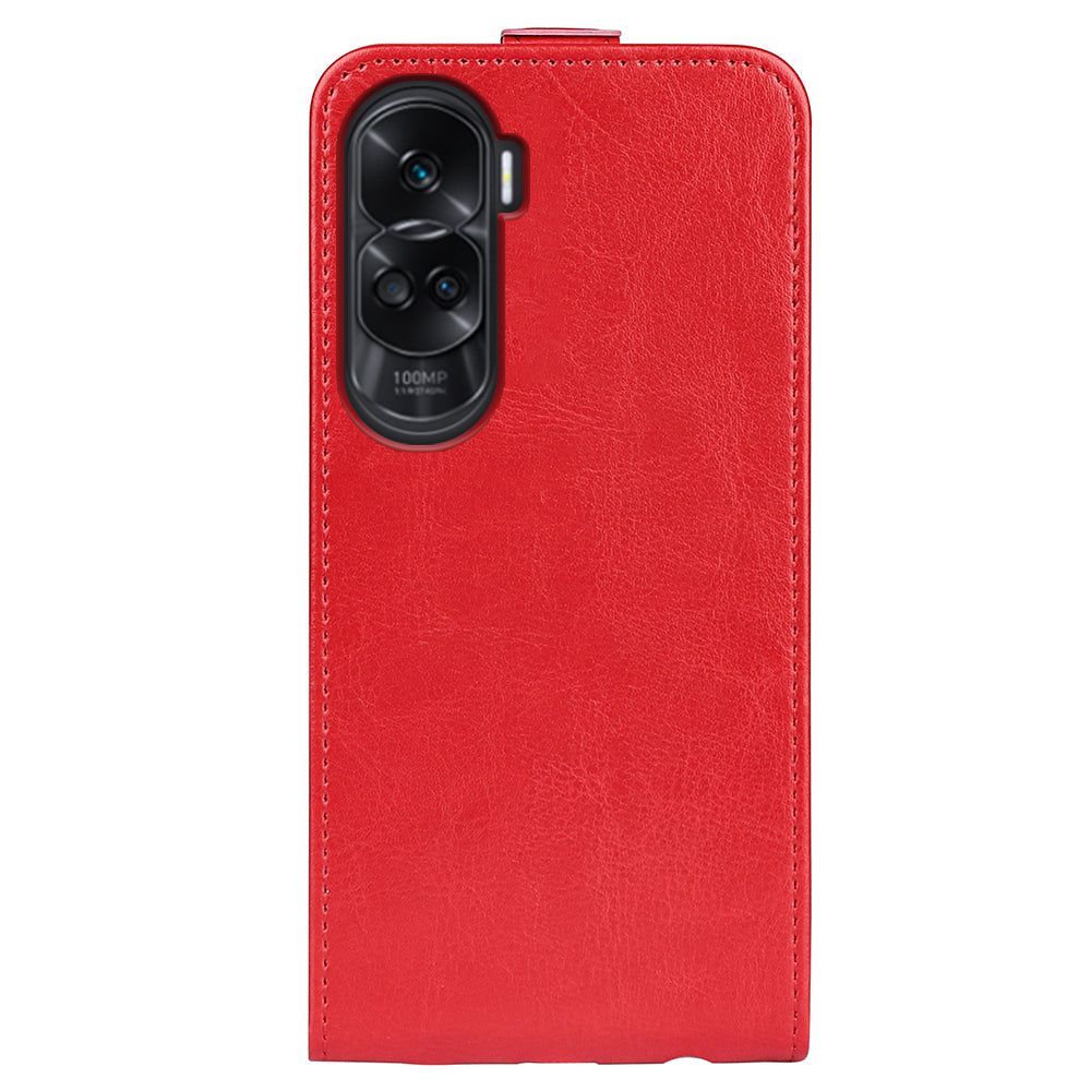 For Honor 90 Lite 5G / X50i 5G PU Leather Phone Case Vertical Flip Protective Phone Cover with Card Slot