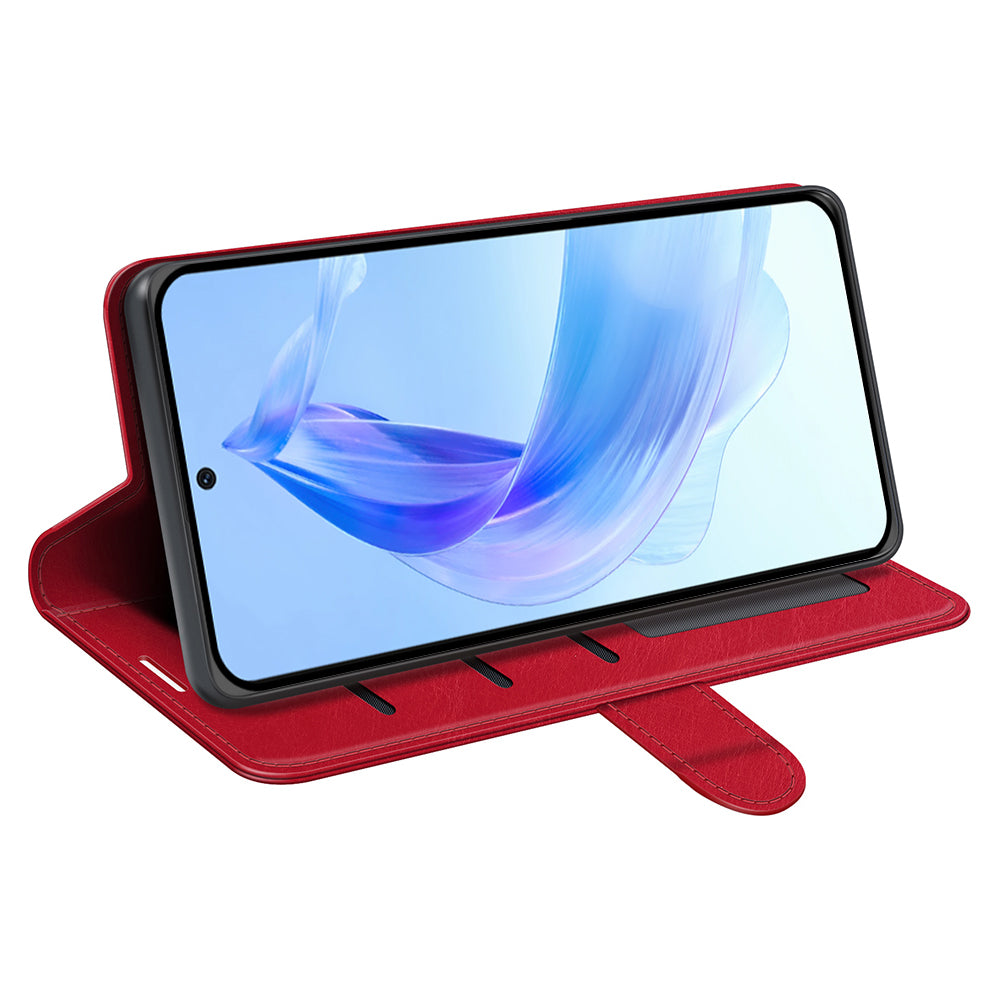 For Honor 90 Lite 5G / X50i 5G Crazy Horse Texture Anti-scratch Phone Wallet Case PU Leather Stand Cover