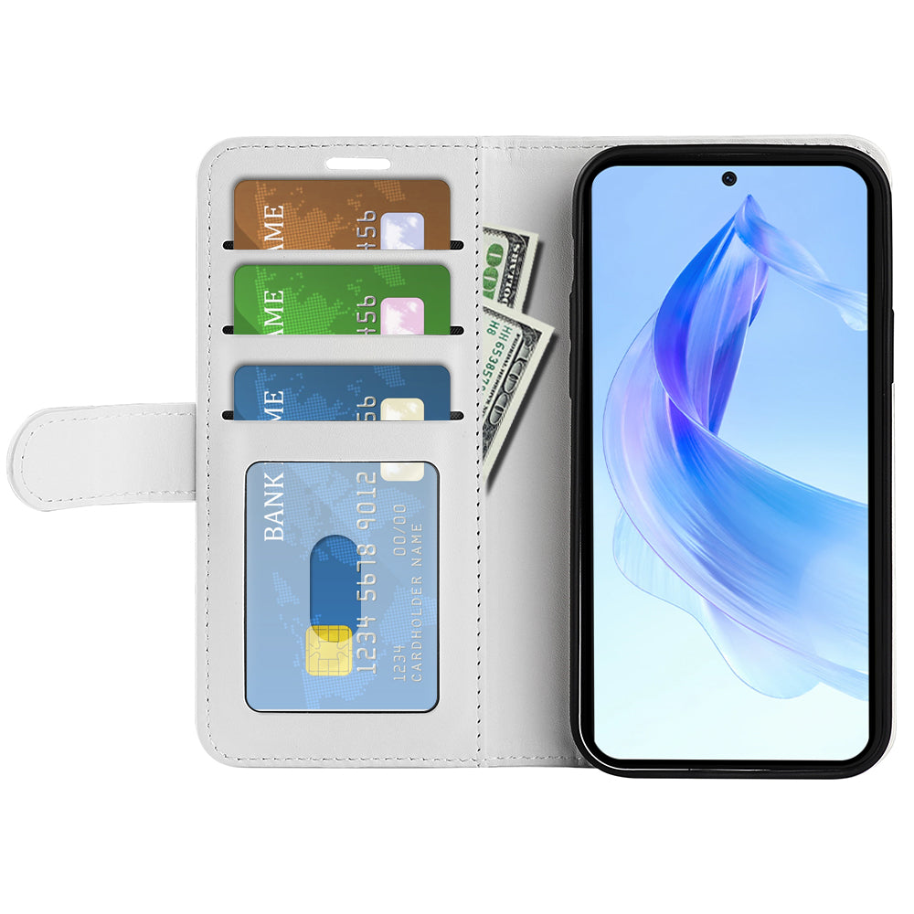 For Honor 90 Lite 5G / X50i 5G Crazy Horse Texture Anti-scratch Phone Wallet Case PU Leather Stand Cover