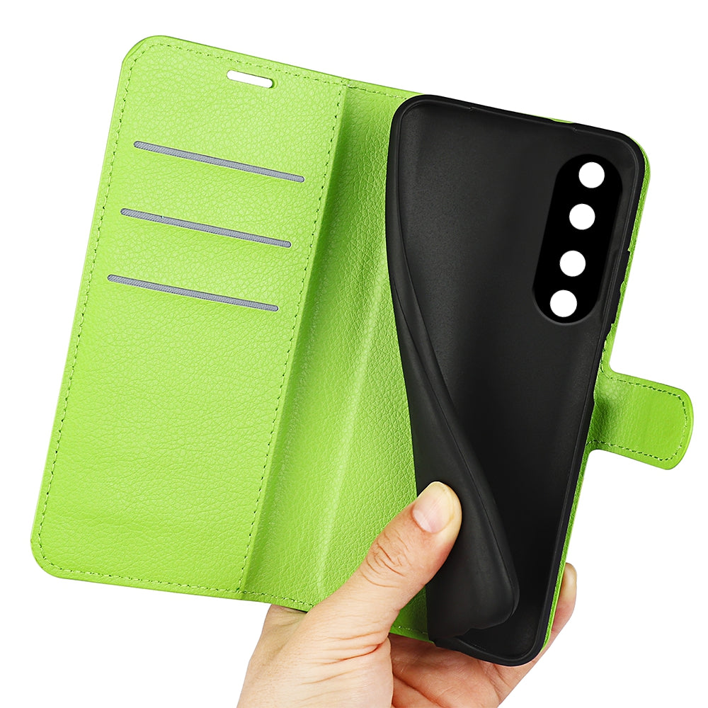 For Honor 90 Pro Litchi Texture Wallet PU Leather Phone Case Shockproof Stand Cover