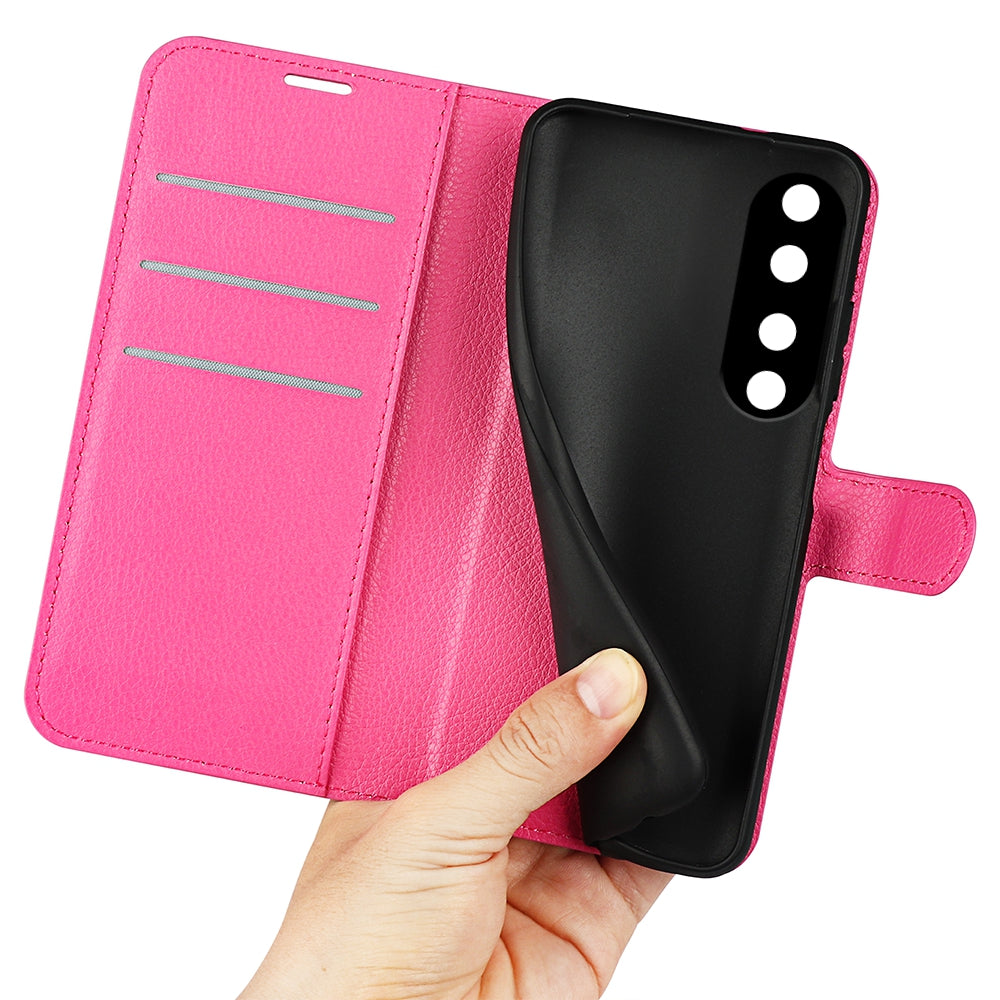 For Honor 90 Pro Litchi Texture Wallet PU Leather Phone Case Shockproof Stand Cover