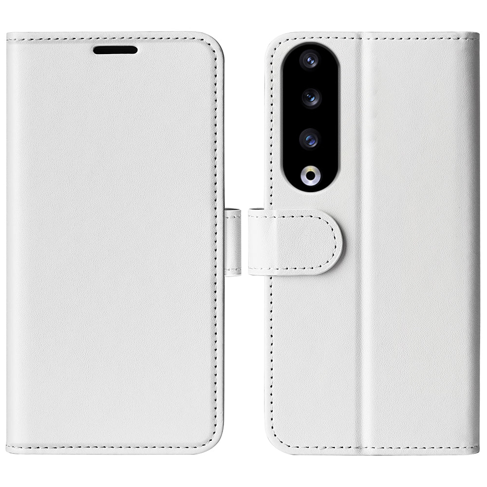 For Honor 90 Pro Crazy Horse Texture Phone Wallet Case PU Leather Anti-scratch Stand Cover