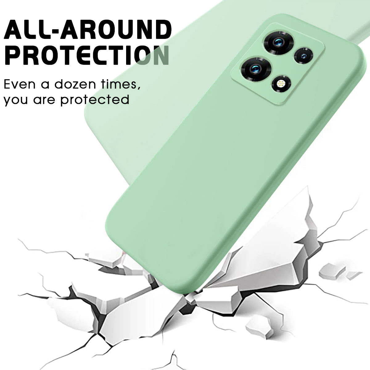 For Infinix Note 30 Pro 4G Soft Lining Phone Case Liquid Silicone Shockproof Cover with Strap