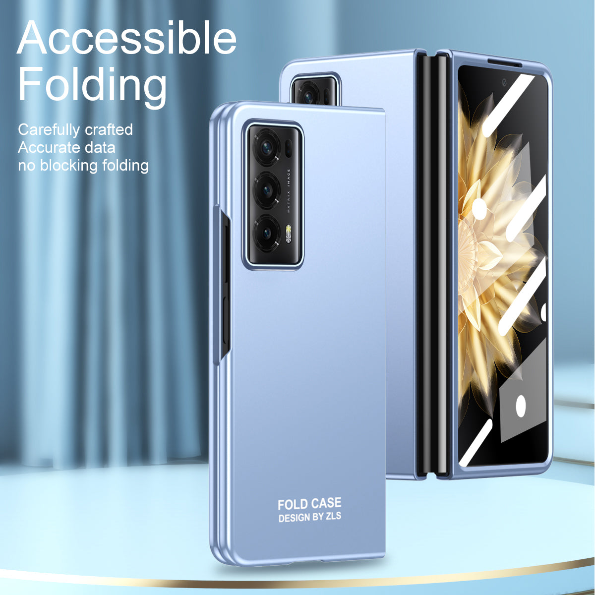 For Honor Magic V2 5G Hard PC Phone Case Full Body Shockproof Cover with Tempered Glass Film