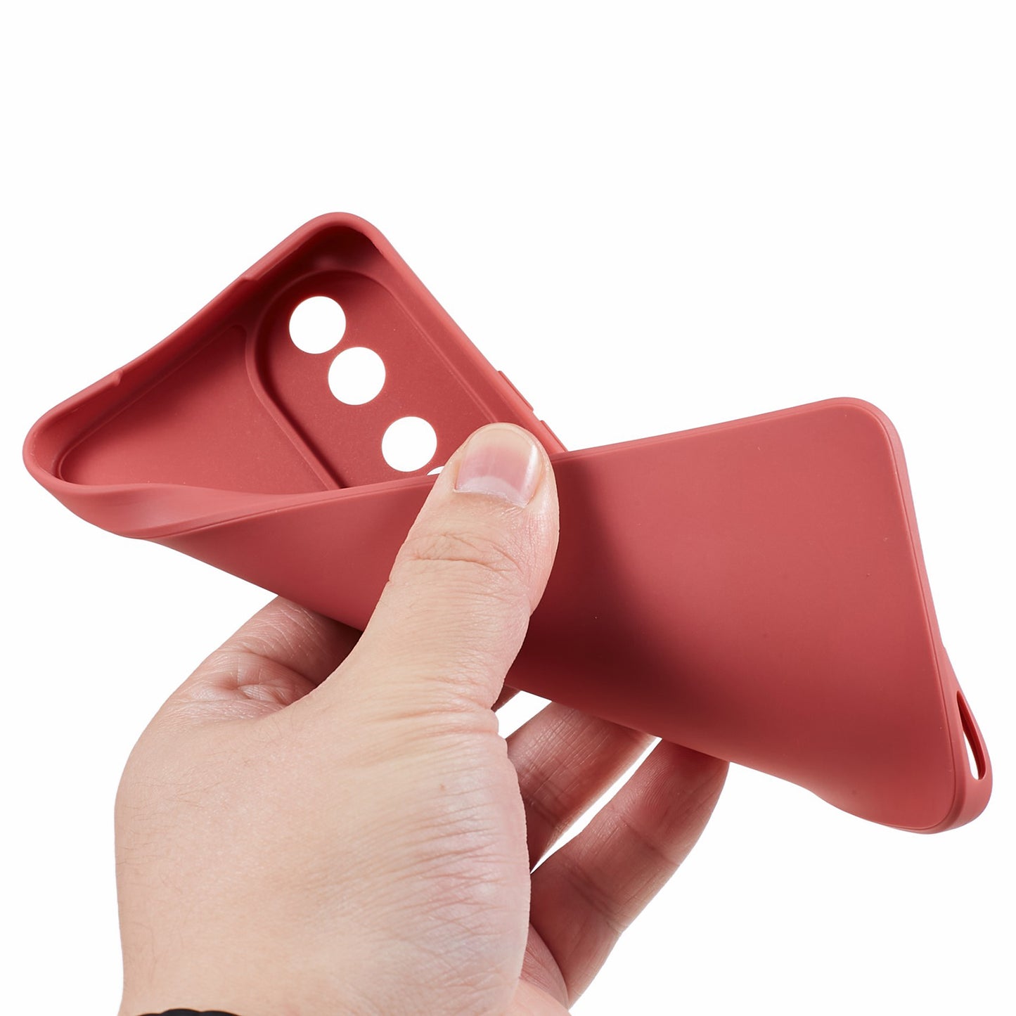 Precise Cutout Phone Case for Honor 90 , Straight Edge Shock-absorbing TPU Protective Cover