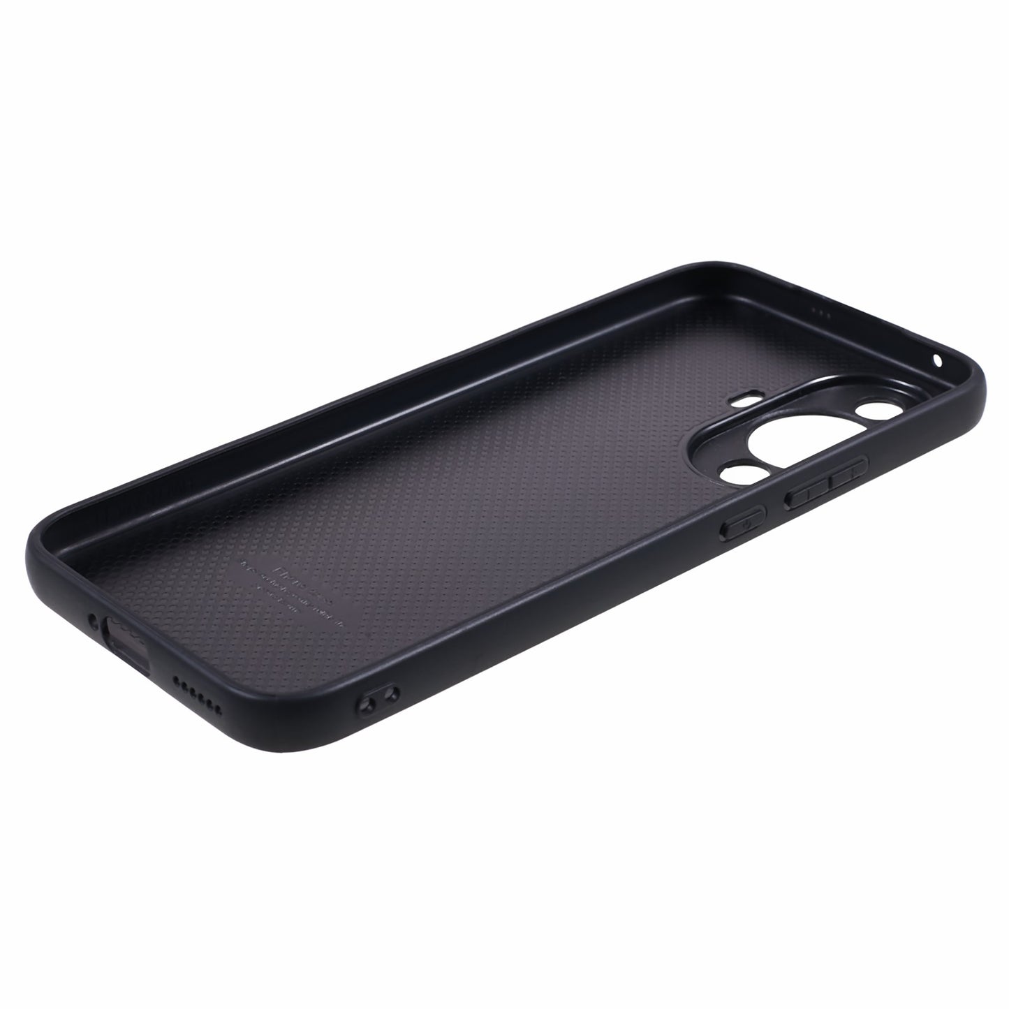 For Huawei nova 11 Camera Protection Phone Case Genuine Cow Leather+PC+TPU Shockproof Cover