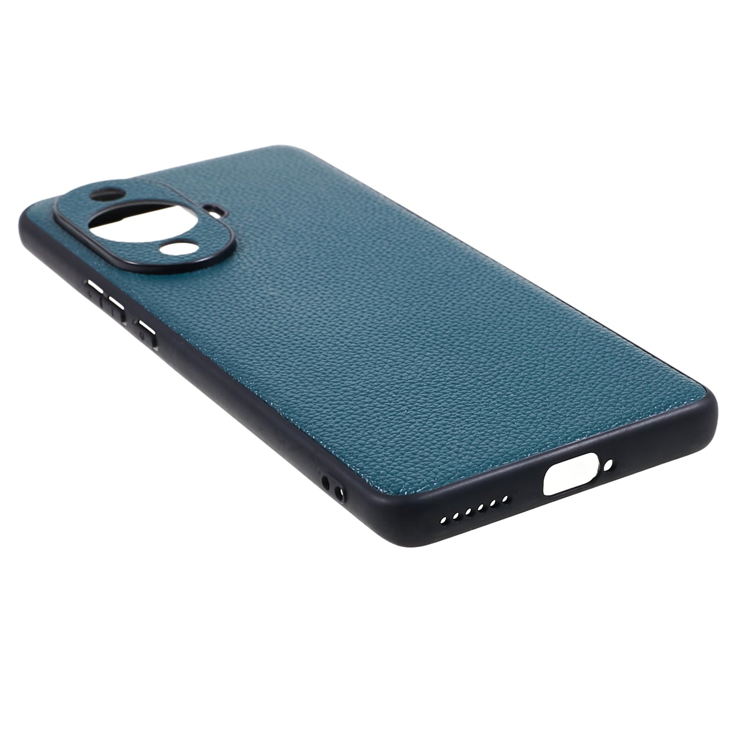 For Huawei nova 11 Pro / nova 11 Ultra Precise Cutouts Phone Case Genuine Cow Leather+PC+TPU Back Cover