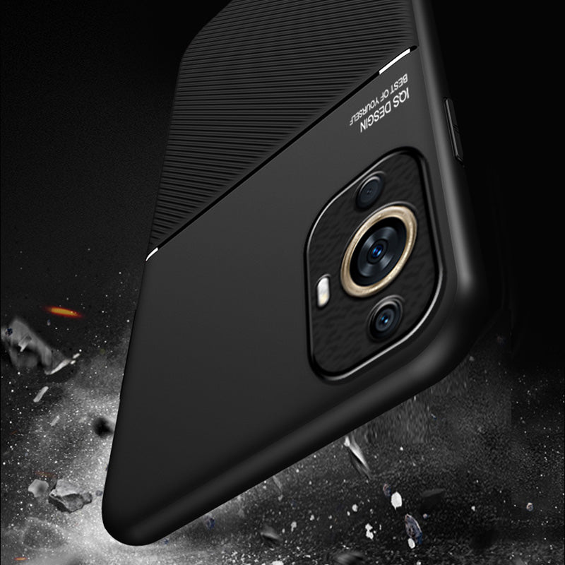 For Huawei nova 11 PU Leather+TPU Case Phone Cover with Built-in Magnetic Holder Metal Sheet