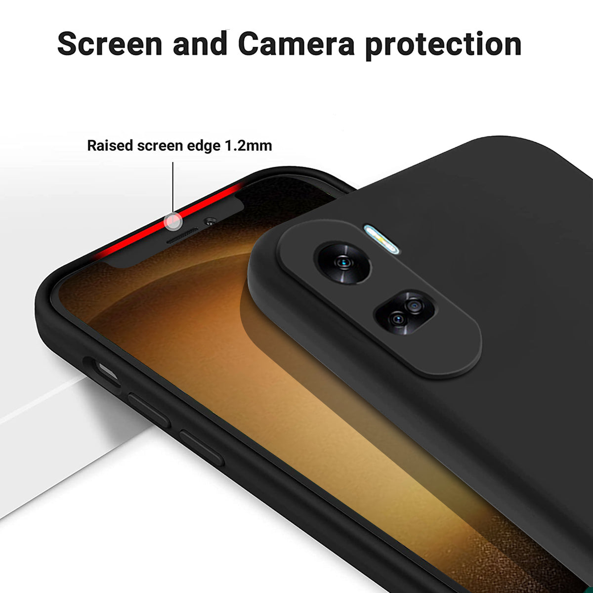 For Honor 90 Lite 5G / X50i 5G Liquid Silicone Phone Case Soft Lining Shockproof Cover with Strap