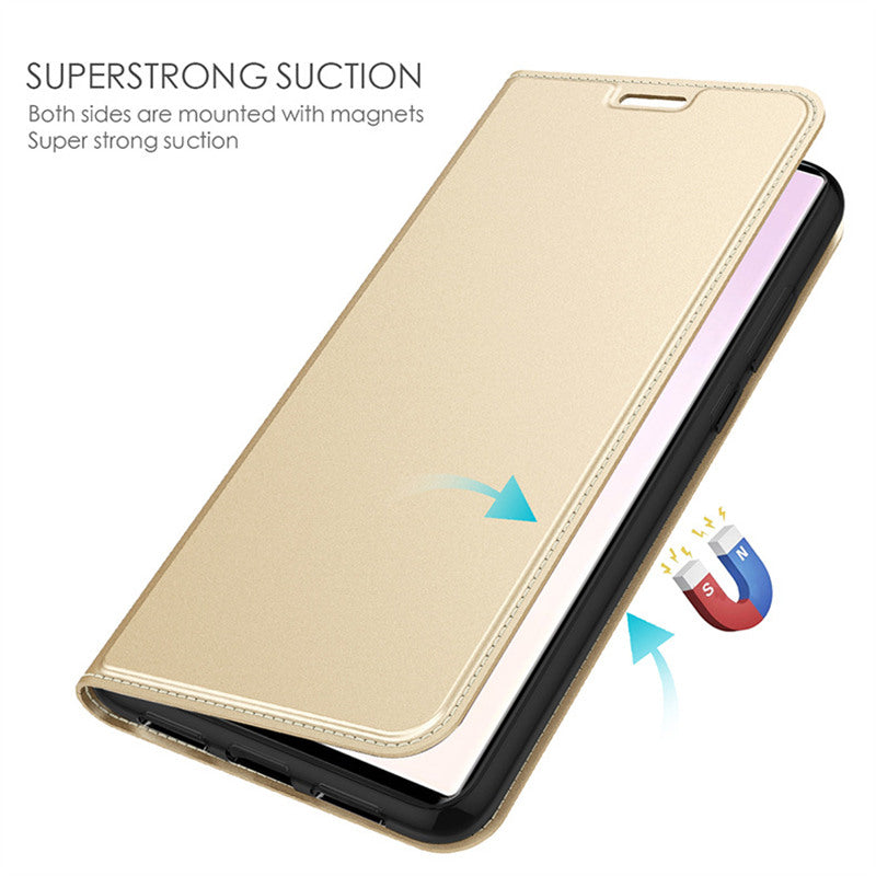 For Huawei Mate X3 5G Smooth Feeling PU Leather Phone Case Card Storage Slot Magnetic Stand Shell