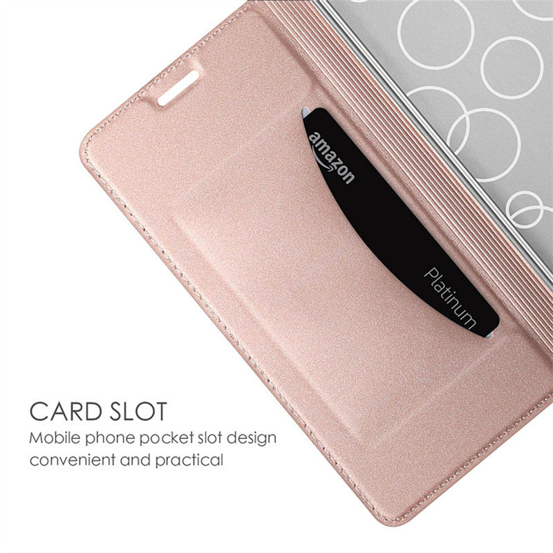 For Huawei Mate X3 5G Smooth Feeling PU Leather Phone Case Card Storage Slot Magnetic Stand Shell
