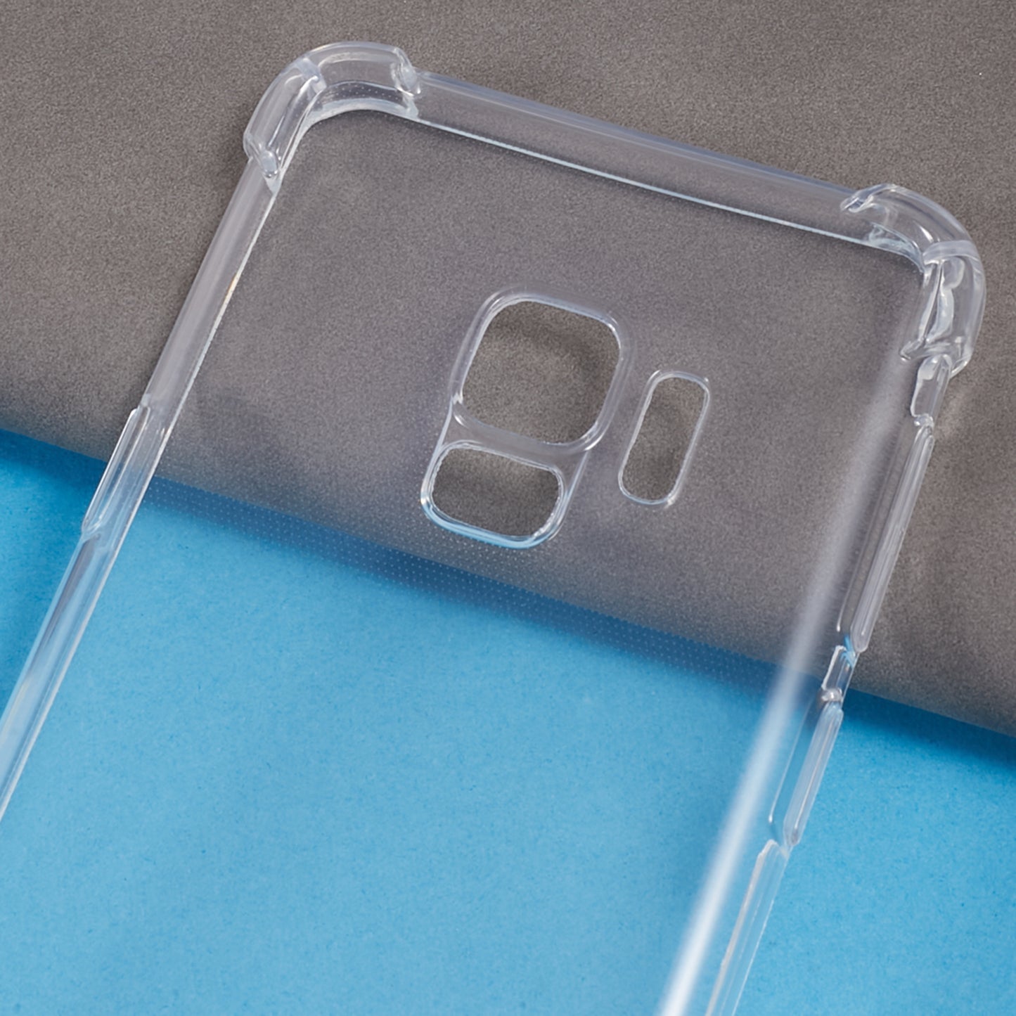 1.5mm Transparent TPU Phone Case for Samsung Galaxy S9 , Four Corner Anti-drop Phone Cover