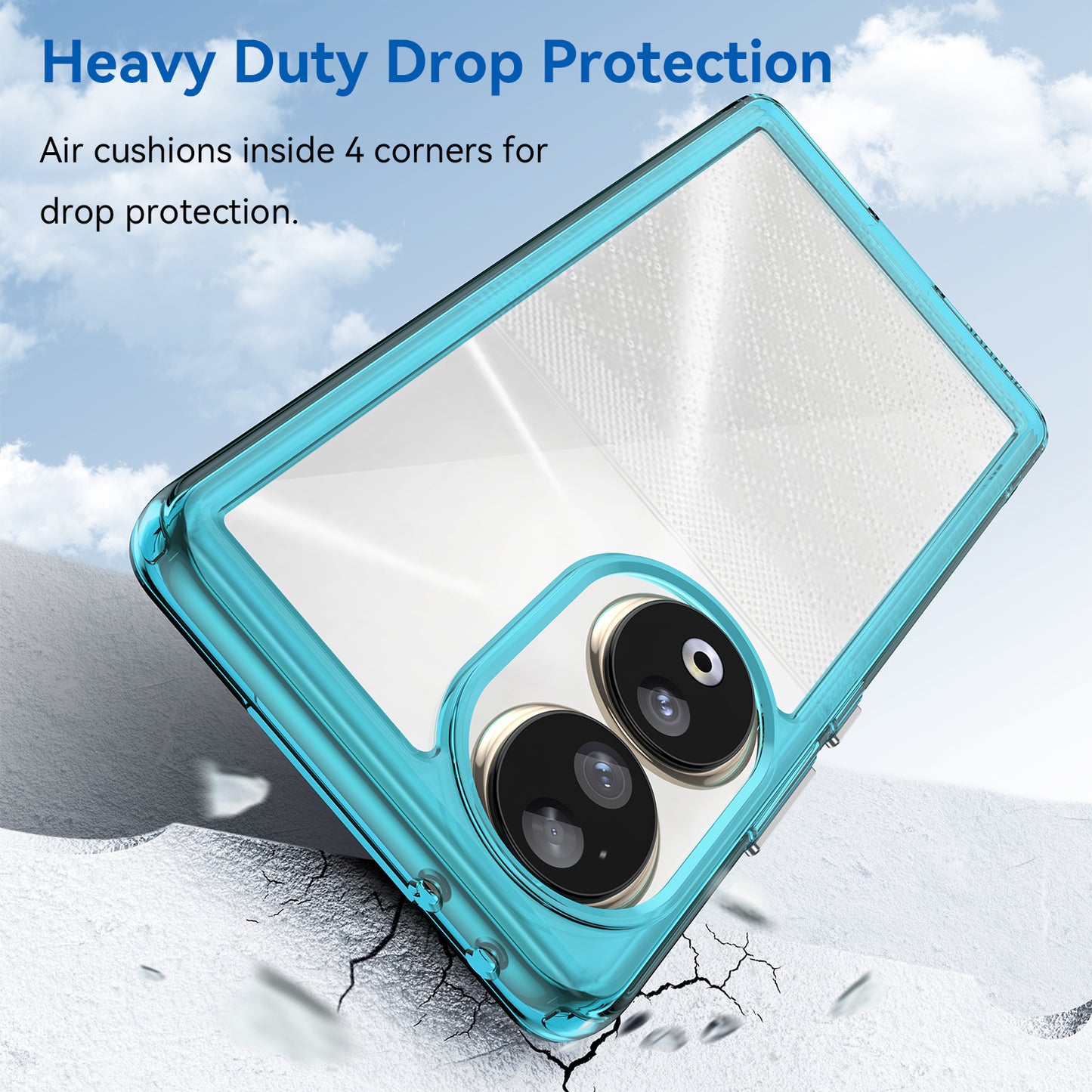 For Honor 90 TPU+Acrylic Phone Case Drop Protection Back Cover