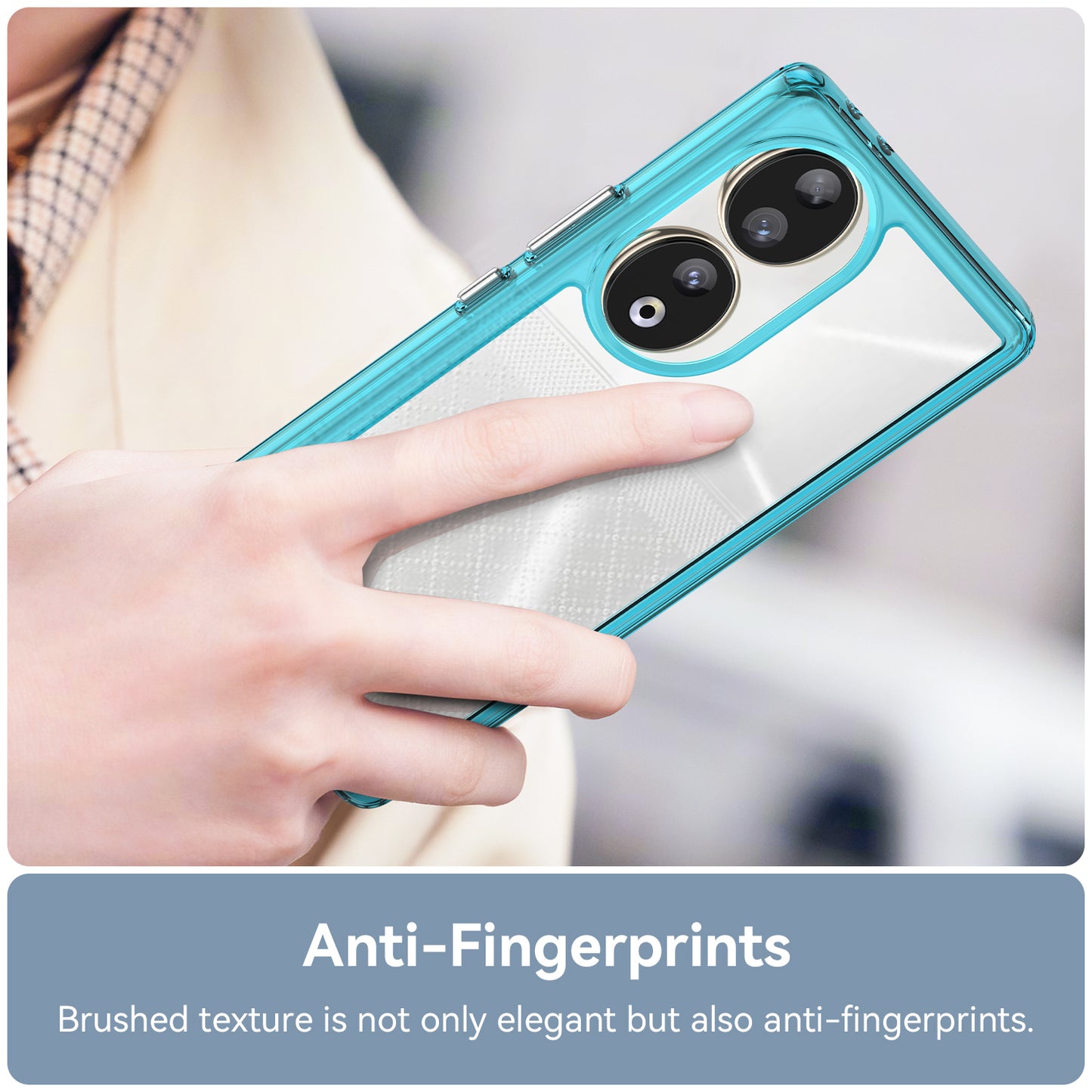 For Honor 90 TPU+Acrylic Phone Case Drop Protection Back Cover
