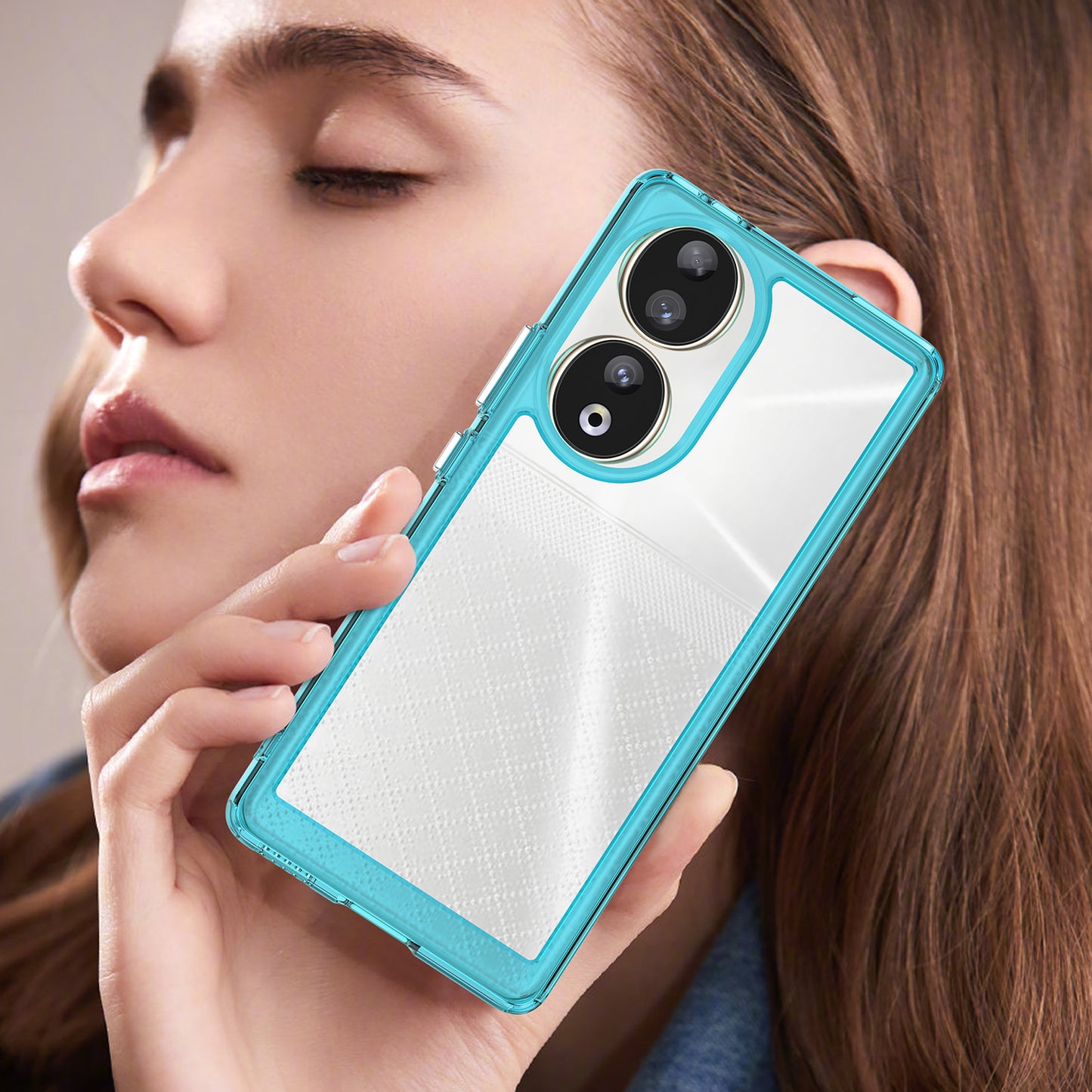 For Honor 90 TPU+Acrylic Phone Case Drop Protection Back Cover