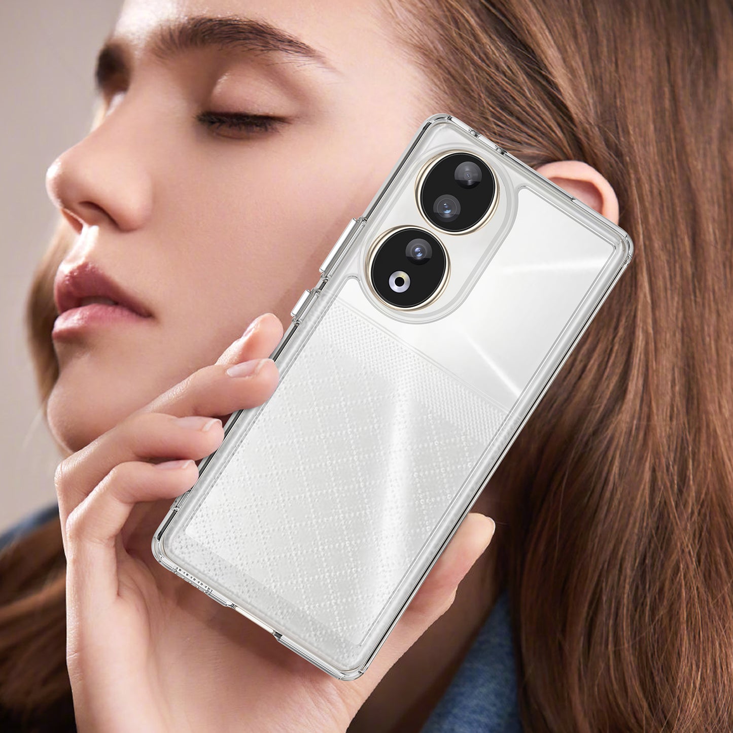 For Honor 90 TPU+Acrylic Phone Case Drop Protection Back Cover