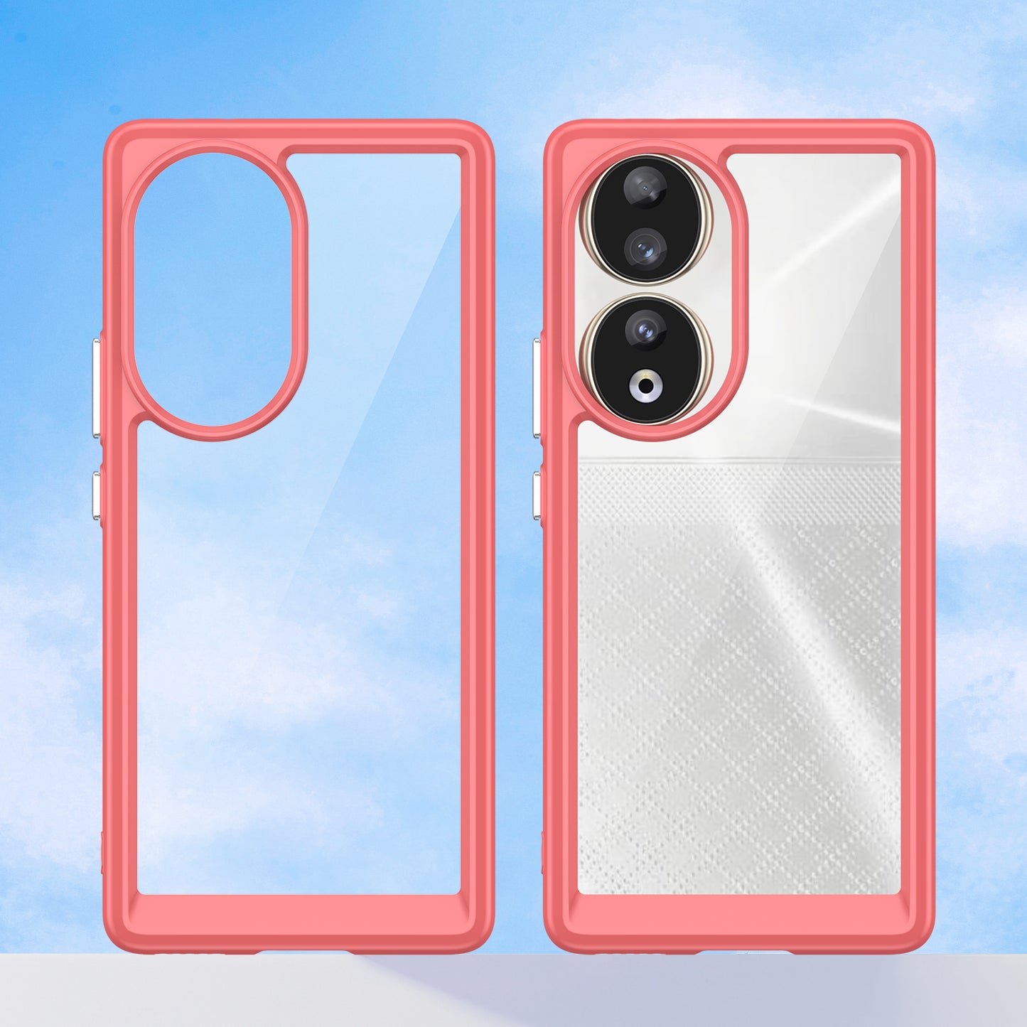 For Honor 90 TPU+Acrylic Phone Case Drop Protection Back Cover