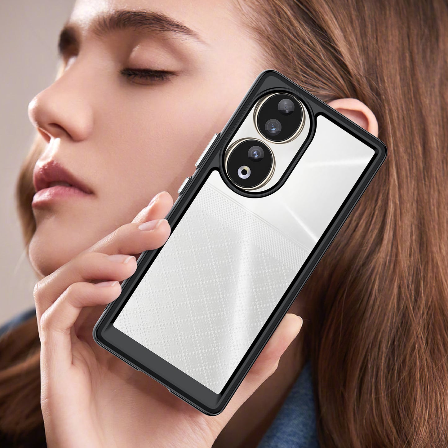 For Honor 90 TPU+Acrylic Phone Case Drop Protection Back Cover